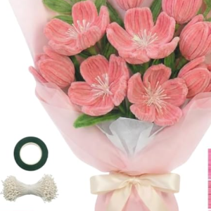 DIY pipe cleaner Flowers Premium Bouquet  for Home Decor & Gift